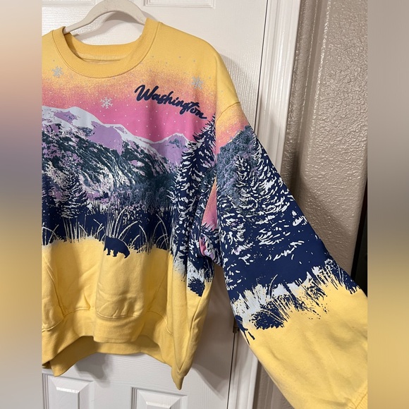 Urban outfitters vibrant pullover sweatshirt size large - Picture 3 of 10